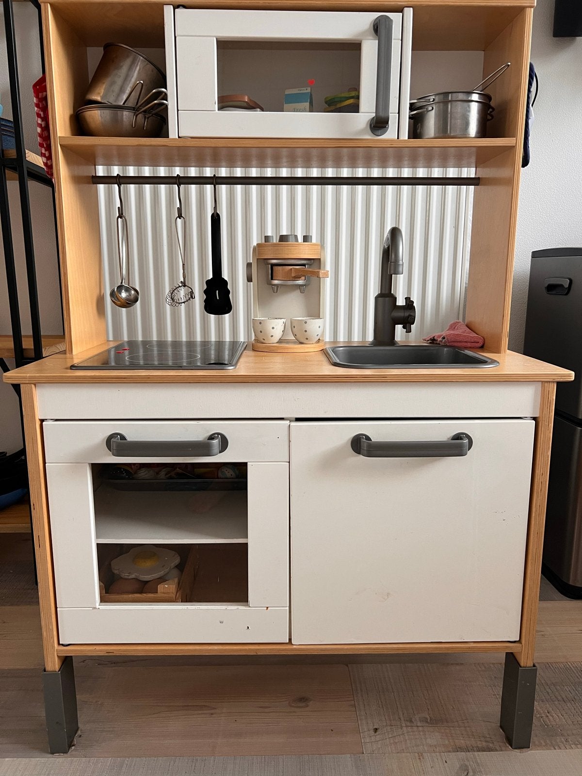 IKEA DUKTIG Speelkeuken met accessoires, Ophalen, Zo goed als nieuw, Hout, Speelkeuken