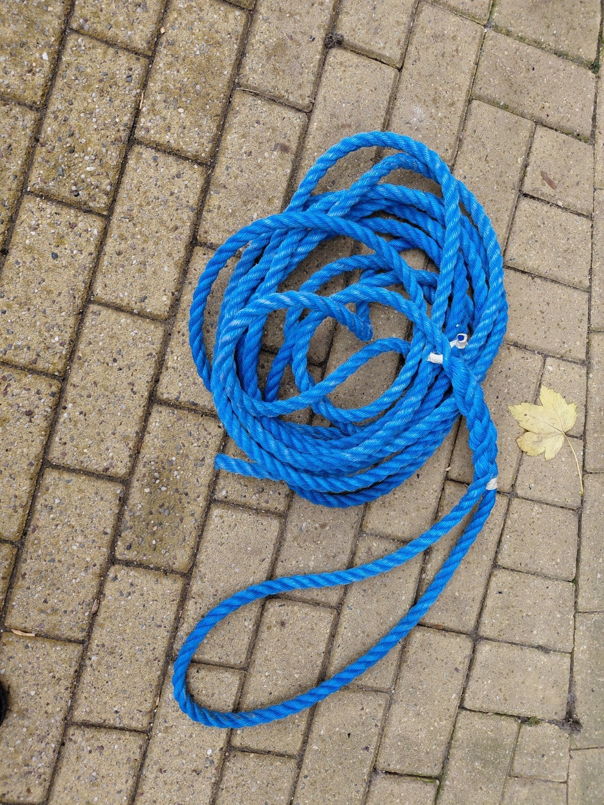 Blauwe landvast / touw - 2 stuks, Watersport en Boten, Gebruikt, Niet van toepassing, Gereedschap, Niet van toepassing