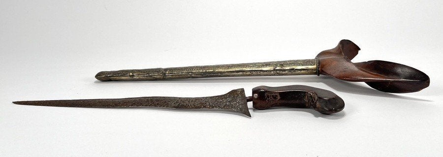 851. Buginese kris luk-3, Sumatra – jawa demam greep, Indonesië, Ophalen of Verzenden, Wapen
