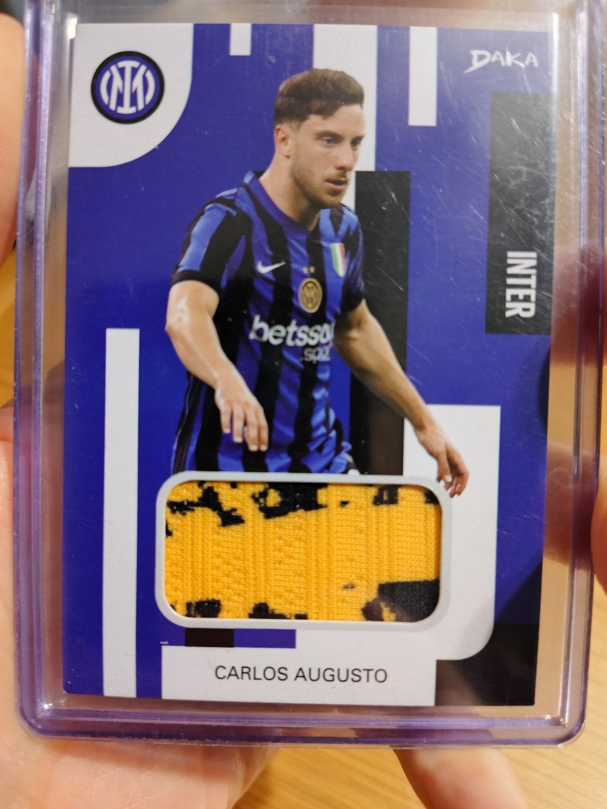 Carlos Augusto Inter Milan Daka Patch, Ophalen of Verzenden, Plaatje