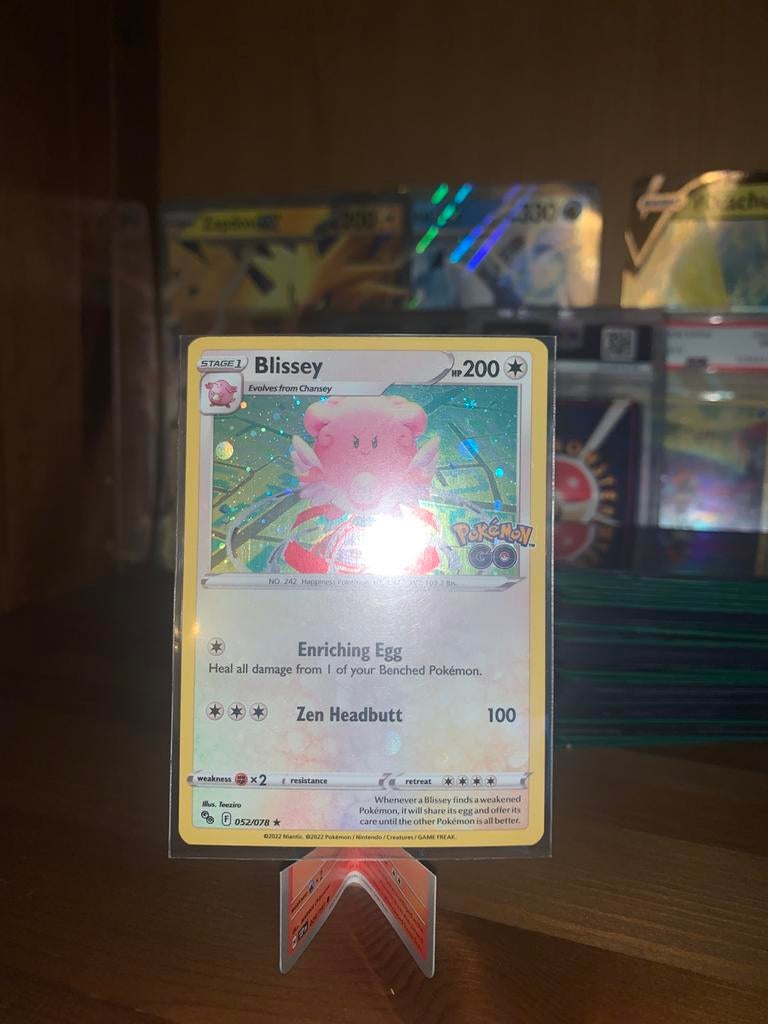 Blissey holo pokemongo #052, Ophalen of Verzenden, Nieuw