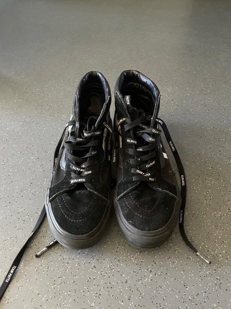 Patta x default sneakers, collab, Zwart, Ophalen of Verzenden, Patta x default, Sneakers of Gympen