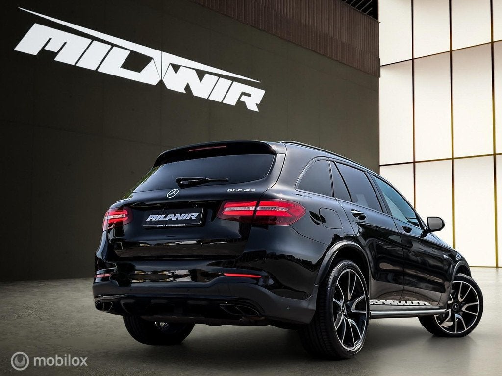 Mercedes GLC-klasse AMG 43 4MATIC |Pano|Memory|Carbon|Burmes, Auto's, Mercedes-Benz, Automaat, Gebruikt, 367 pk, Leder
