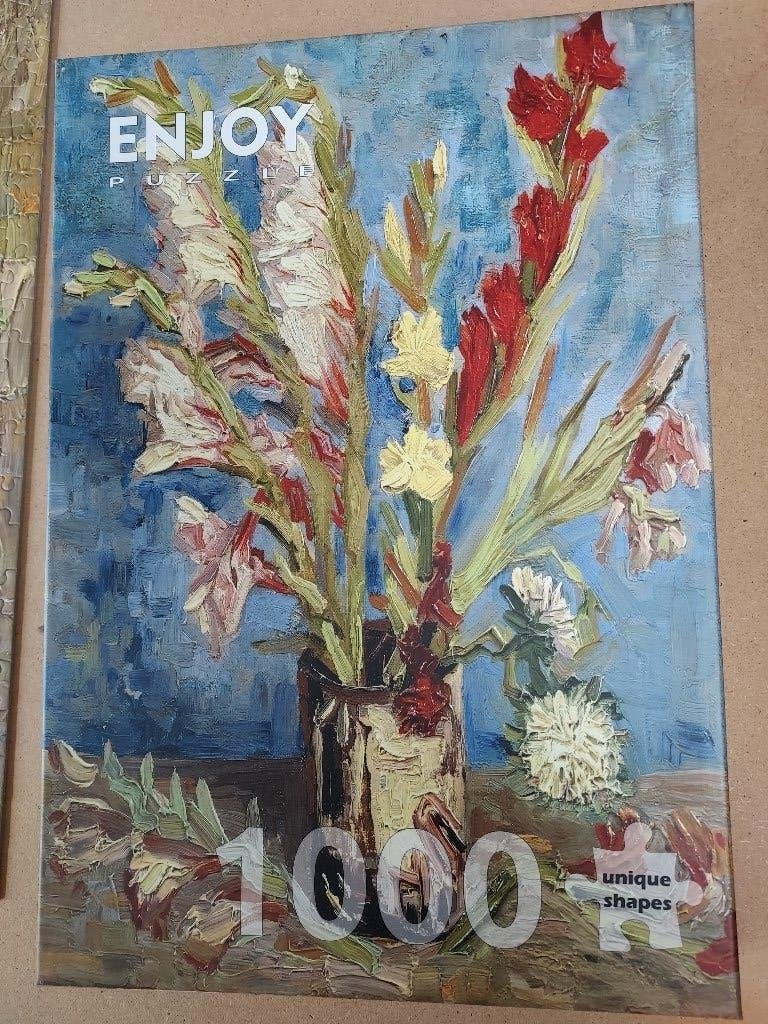 kunst puzzel Vincent van Gogh, Hobby en Vrije tijd, Ophalen of Verzenden, 500 t/m 1500 stukjes, Zo goed als nieuw