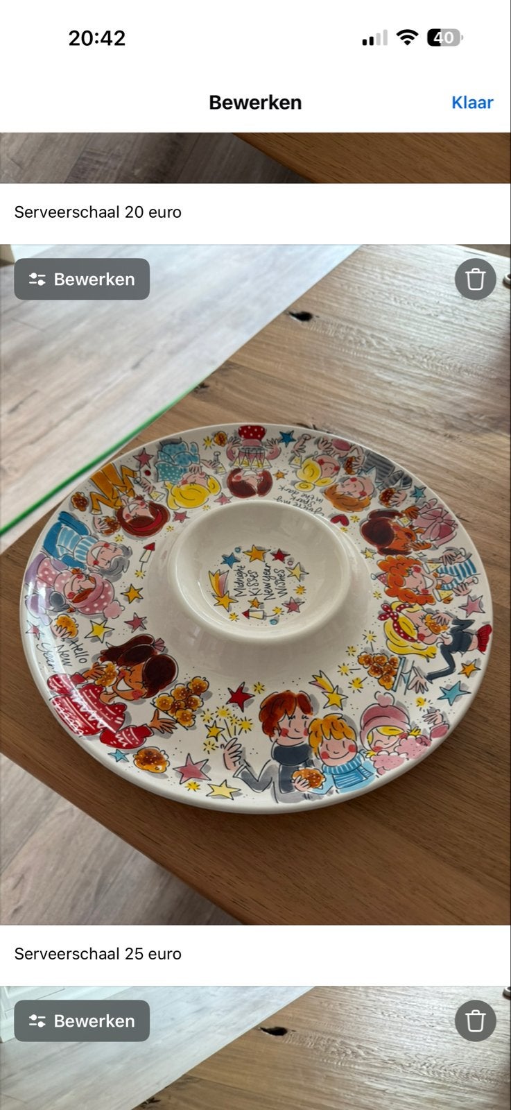 Blond Amsterdam Servies: Diverse items, Keramiek, Ophalen of Verzenden, Zo goed als nieuw, Bord(en)