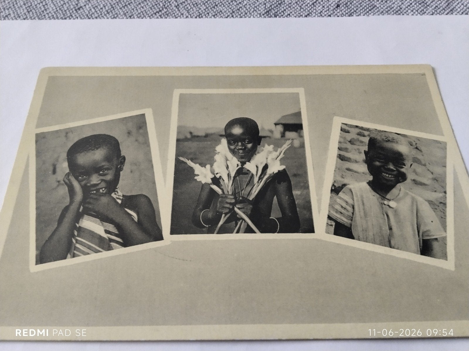 Vintage Ansichtkaart: Kinderen uit Kameroen, W. Afrika, Ophalen of Verzenden
