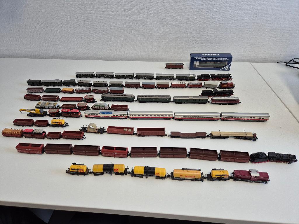 Modeltrein N, complete set, Hobby en Vrije tijd, Modeltreinen | N-Spoor, Ophalen, Gelijkstroom, Fleischmann, Gebruikt