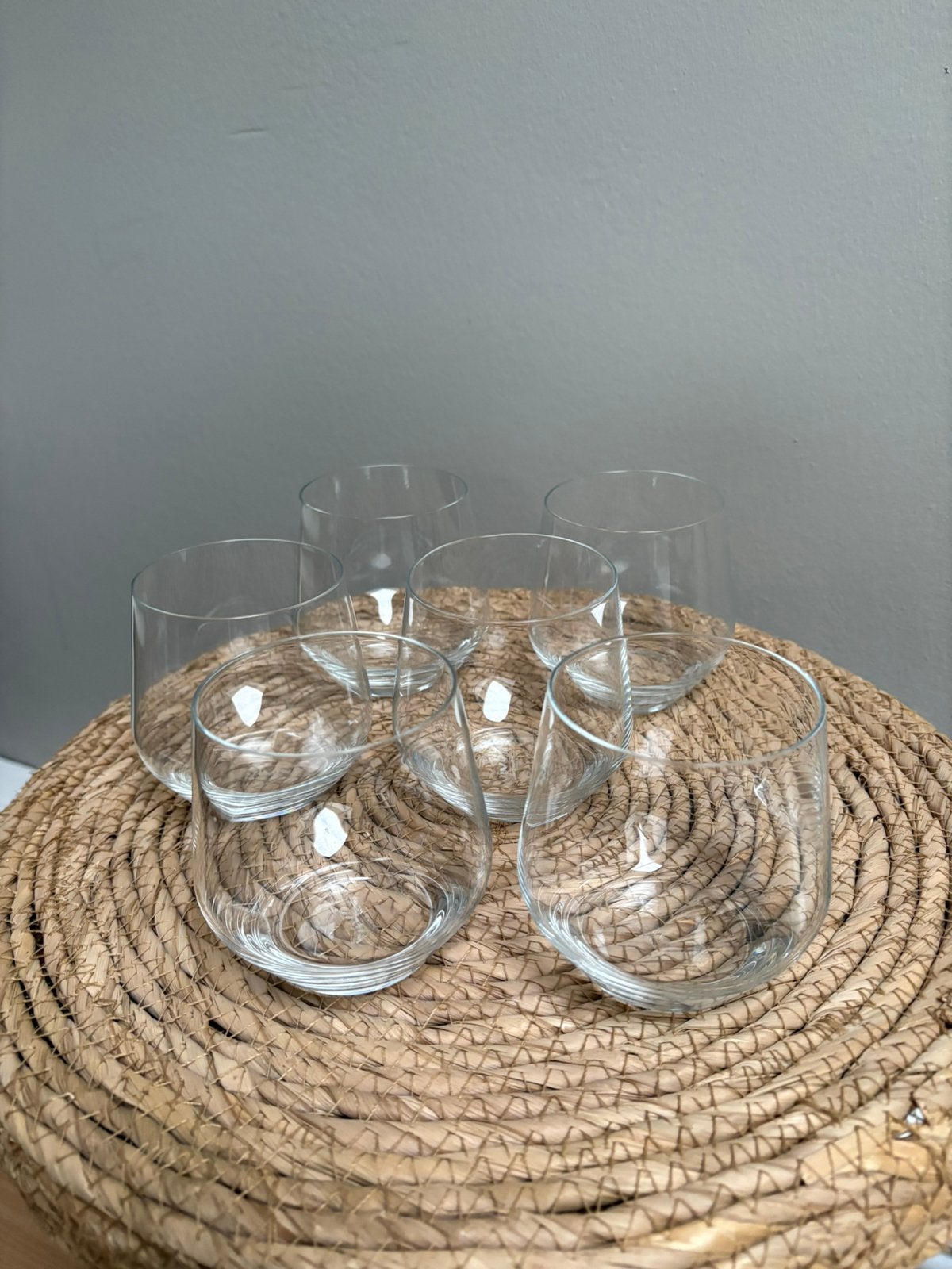 ZGAN 6 kristallen waterglazen Vivo Villeroy&Boch, Ophalen of Verzenden
