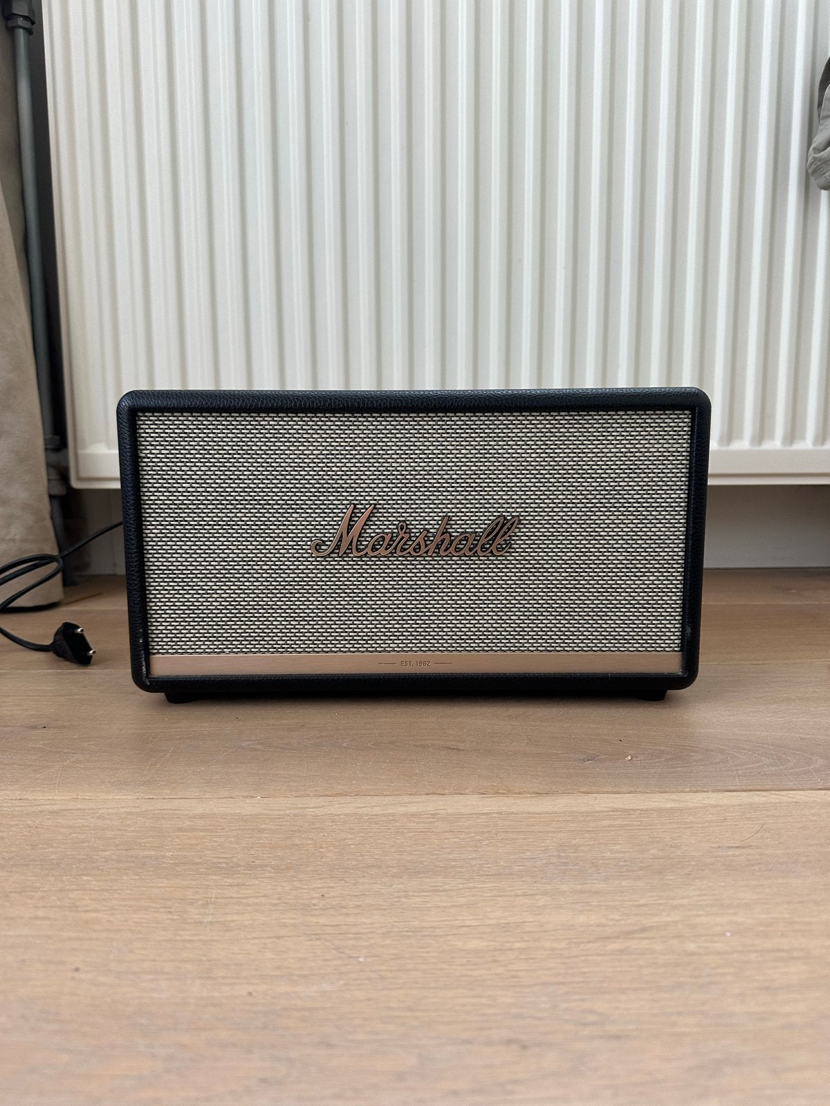 Marshall Stanmore II Bluetooth Speaker Zwart, Zo goed als nieuw, 120 watt of meer, Front, Rear of Stereo speakers, Ophalen