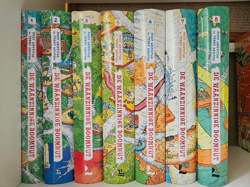 De Waanzinnige Boomhut deel 1, 2, 3, 5, 6, 7 en 8, Ophalen of Verzenden, Zo goed als nieuw, Andy Griffiths en Terry Denton, Fictie algemeen
