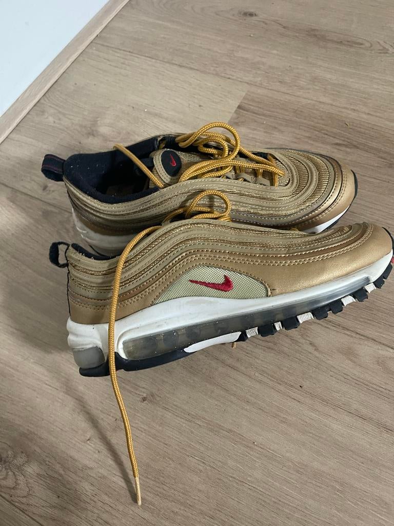 Nike Air Max 97 Gold Sneakers, Ophalen of Verzenden, Gedragen, Overige kleuren, Sneakers of Gympen