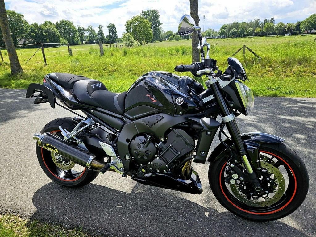 YAMAHA FZ 1 FAZER 2007 ZWART LASER GEL ZADEL 21319 KM FZ1, 4 cilinders, Motorrijbewijs A, Bedrijf, Onbekend
