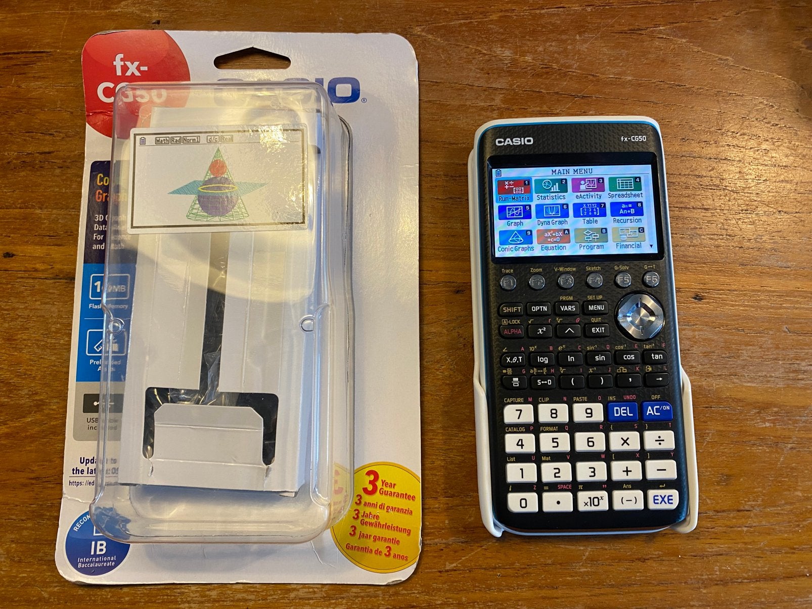 Casio fx-CG50 - Als Nieuw, Ophalen of Verzenden, Grafische rekenmachine, Zo goed als nieuw