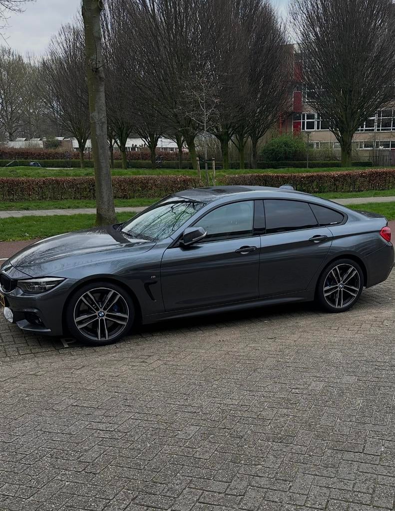 BMW 430i Gran Coupé 252pk Aut 2018 Grijs, Auto's, BMW, Achterwielaandrijving, 4 cilinders, Origineel Nederlands, Particulier