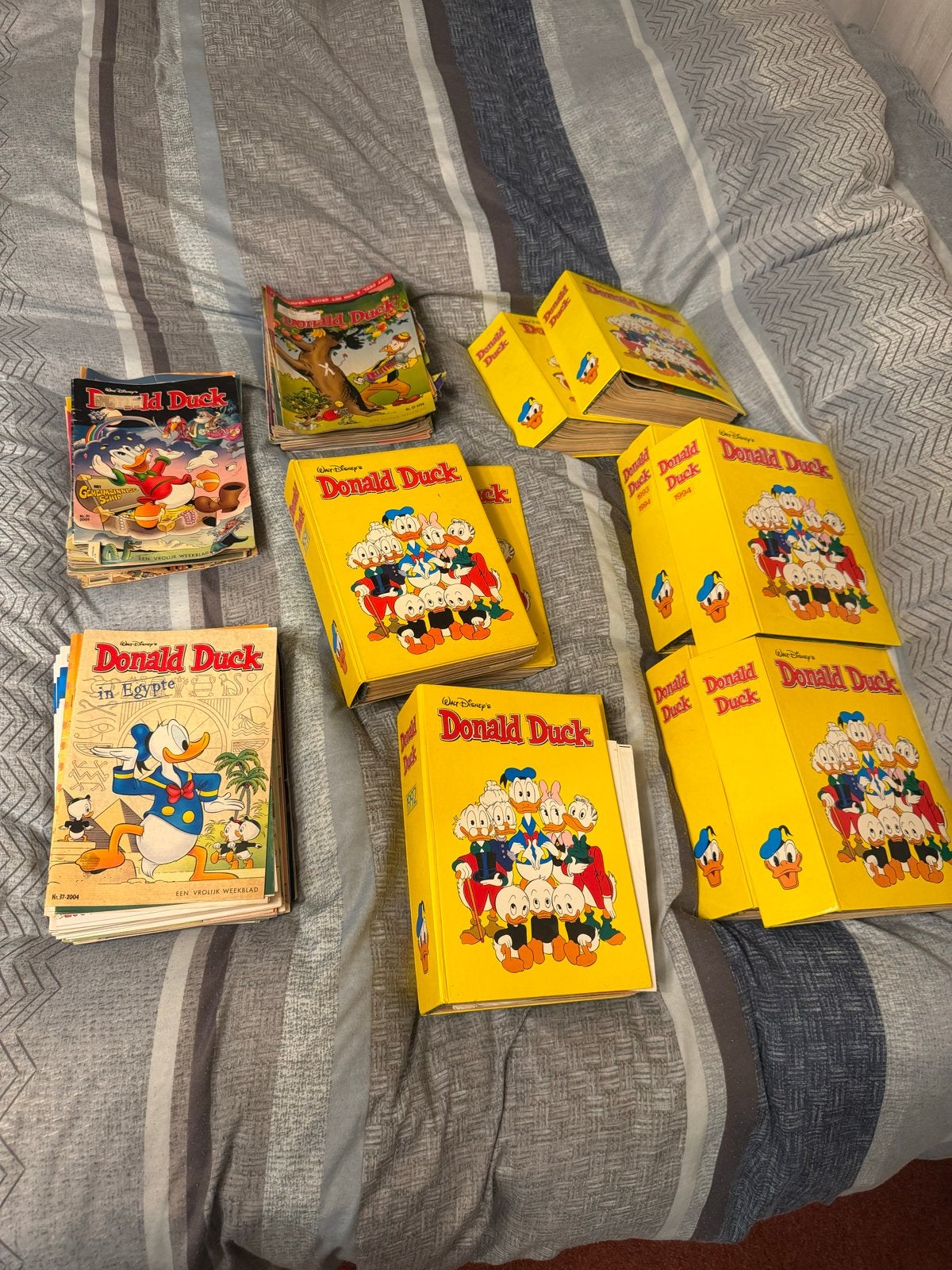 Grote collectie Donald Duck weekbladen en jaarboeken, Meerdere stripboeken, Ophalen, Gelezen
