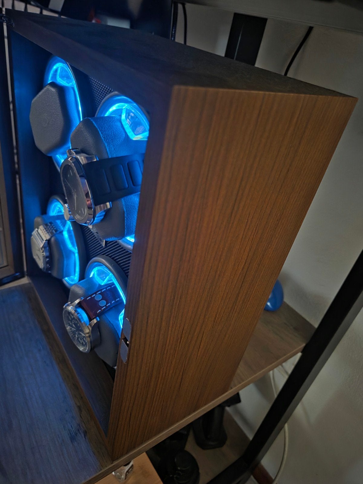 Luxe Automatische Horloge Opwinder voor 4 Horloges, Ophalen, Zo goed als nieuw, Overige merken