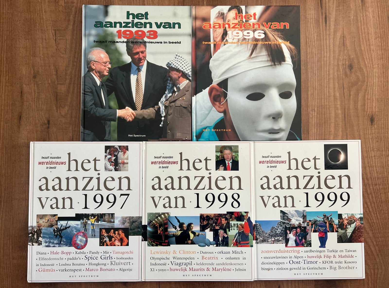 Het Jaarboeken Het Aanzien van 1993, 1996, 1998, 1999, Boeken, Ophalen of Verzenden, 20e eeuw of later, Zo goed als nieuw, Overige gebieden