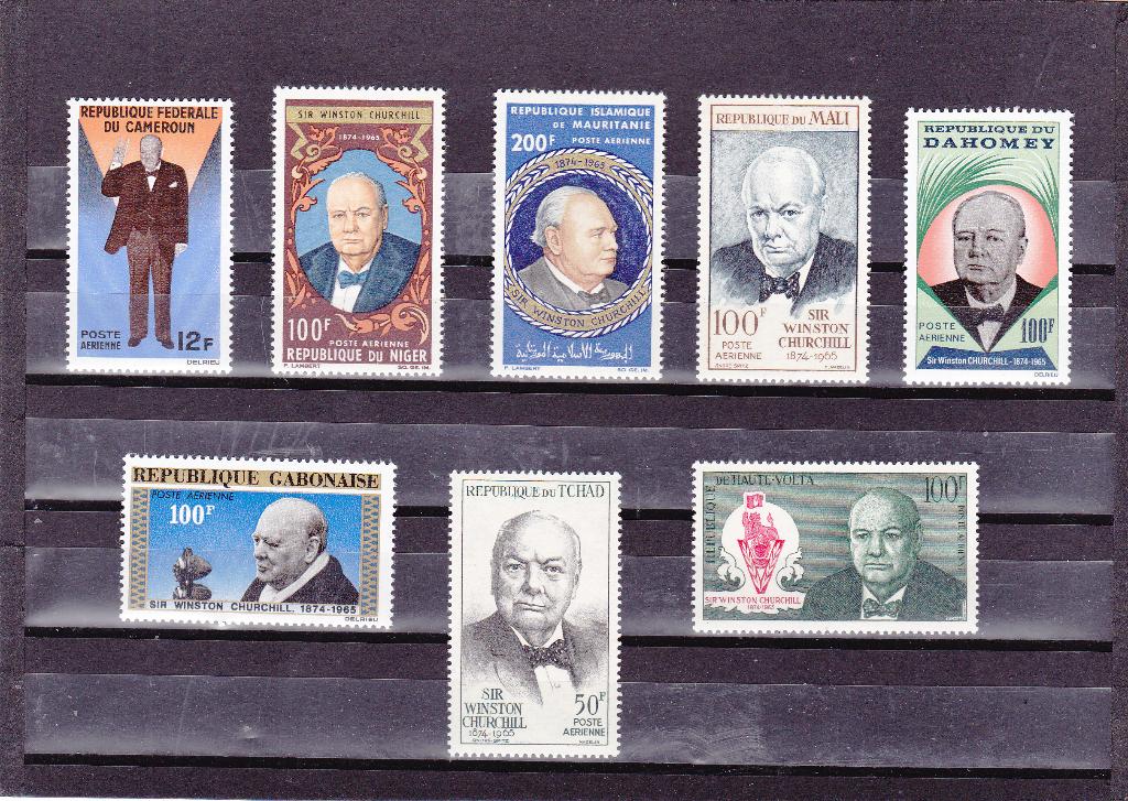 Churchill kaveltje Franse Koloniën (608), Verzenden, Postfris, Overige thema's