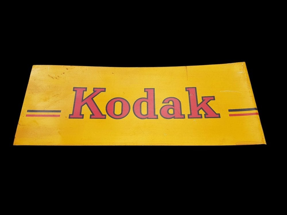 Origineel Kodak USA reclamebord, USA tin sign, tinplate., Reclamebord, Gebruikt, ., Ophalen of Verzenden