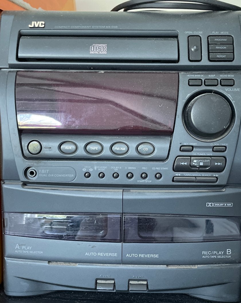 JVC Compact Component Systeem MX-D303 - Microset met CD/Cass, Ophalen, Gebruikt, Microset, Cassettedeck
