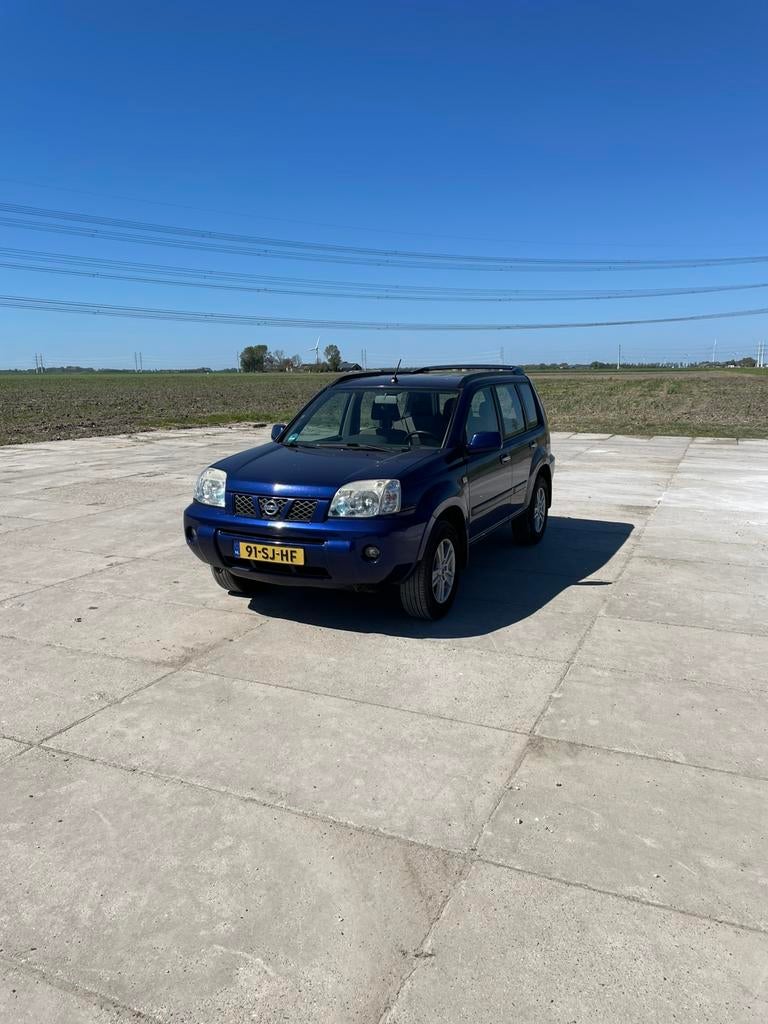 Nissan X-Trail 2.0 2WD 140PK 2006 Blauw, Auto's, Nissan, Voorwielaandrijving, 4 cilinders, Blauw, 75 €/maand