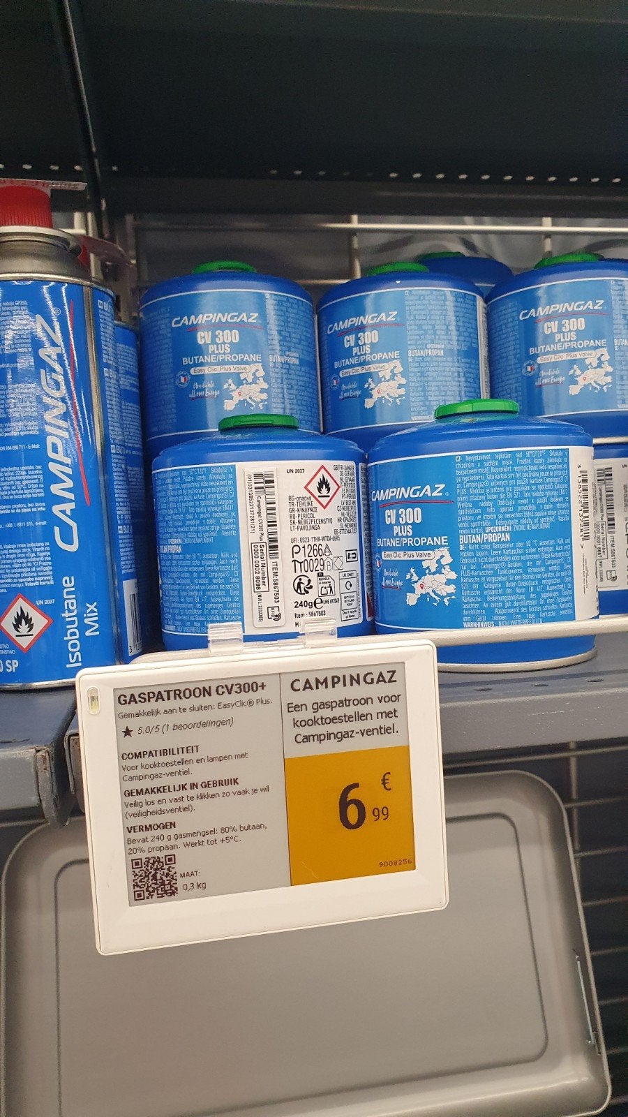 3x Campingaz CV300+ gaspatroon EasyClic Plus, Caravans en Kamperen, Ophalen, Nieuw