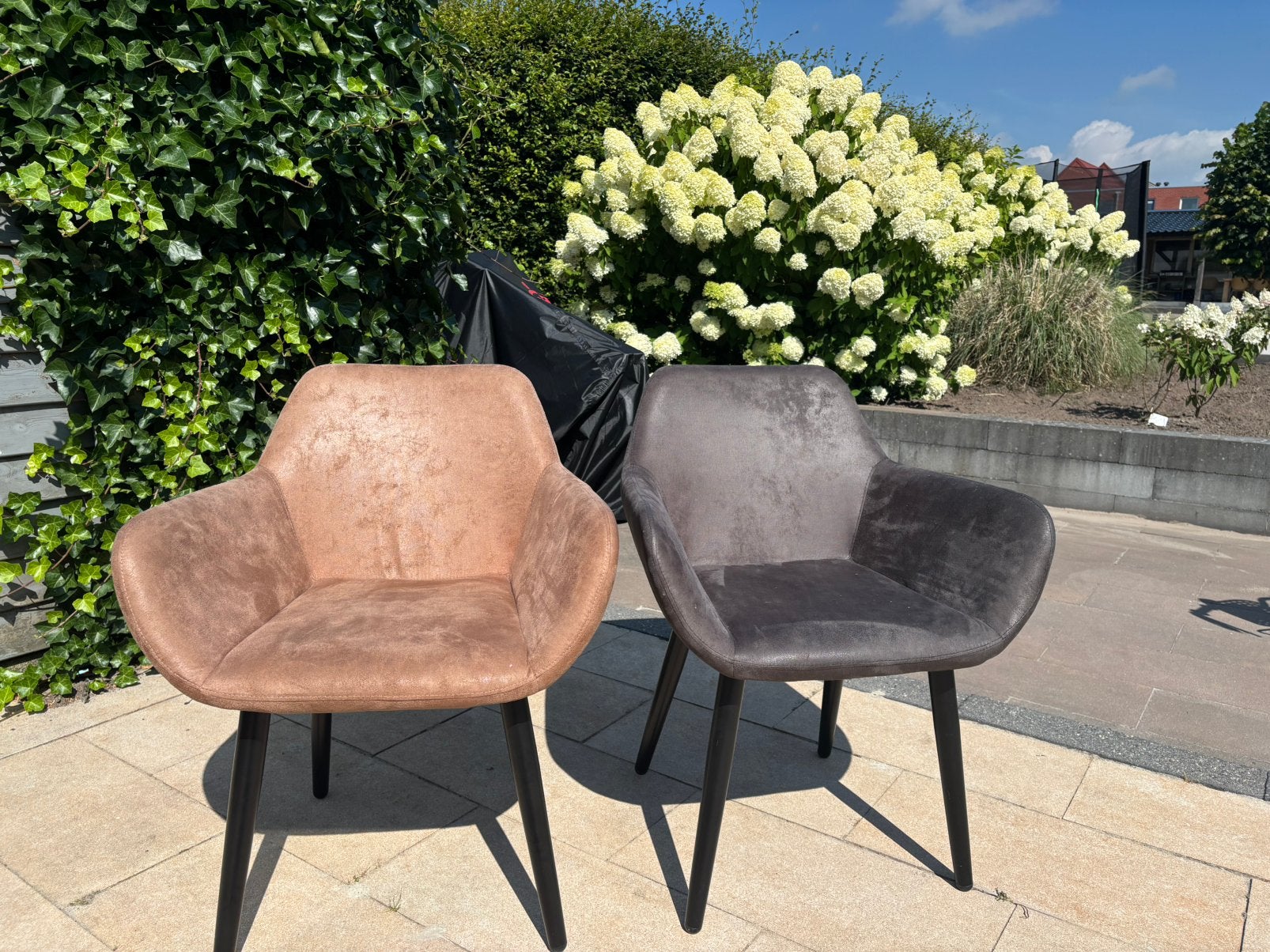 2 eetkamer stoelen, Ophalen, Twee, Zo goed als nieuw, Stof