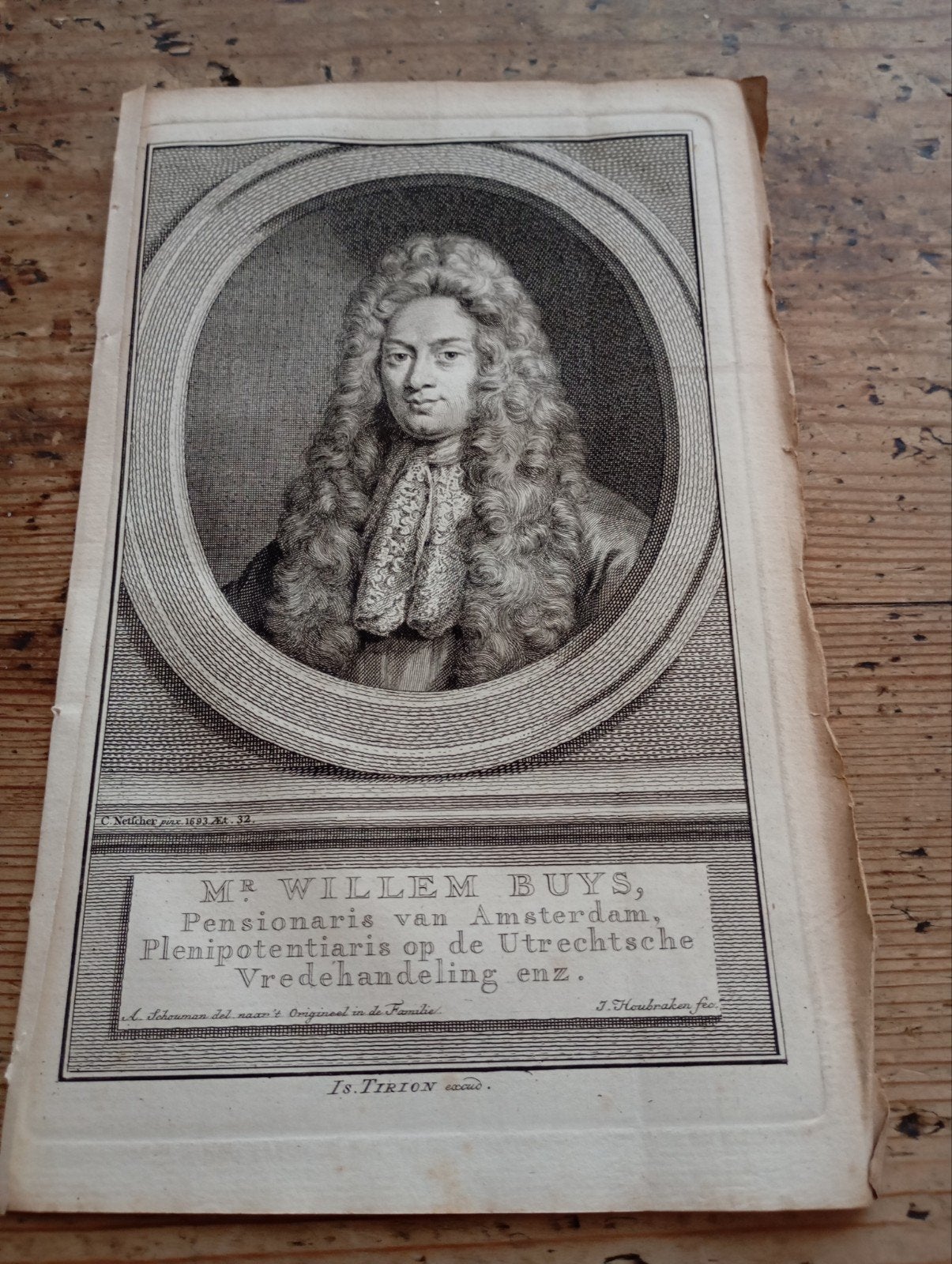 Vintage Willem Buys Litho 1702, Antiek en Kunst, Ophalen of Verzenden