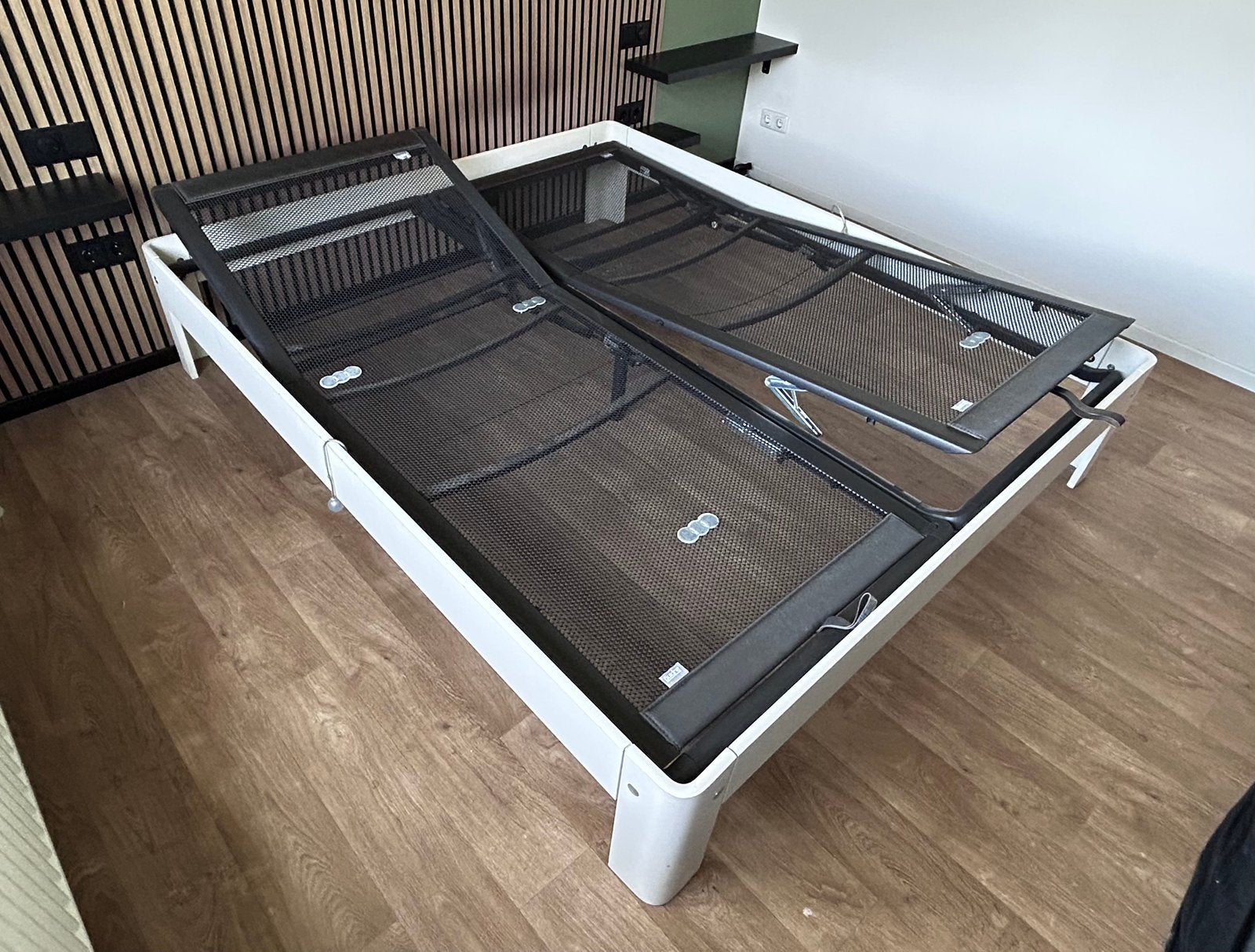 Auping bedframe Auronde extra lang, Tweepersoons, Ophalen of Verzenden, 180 cm, Hout