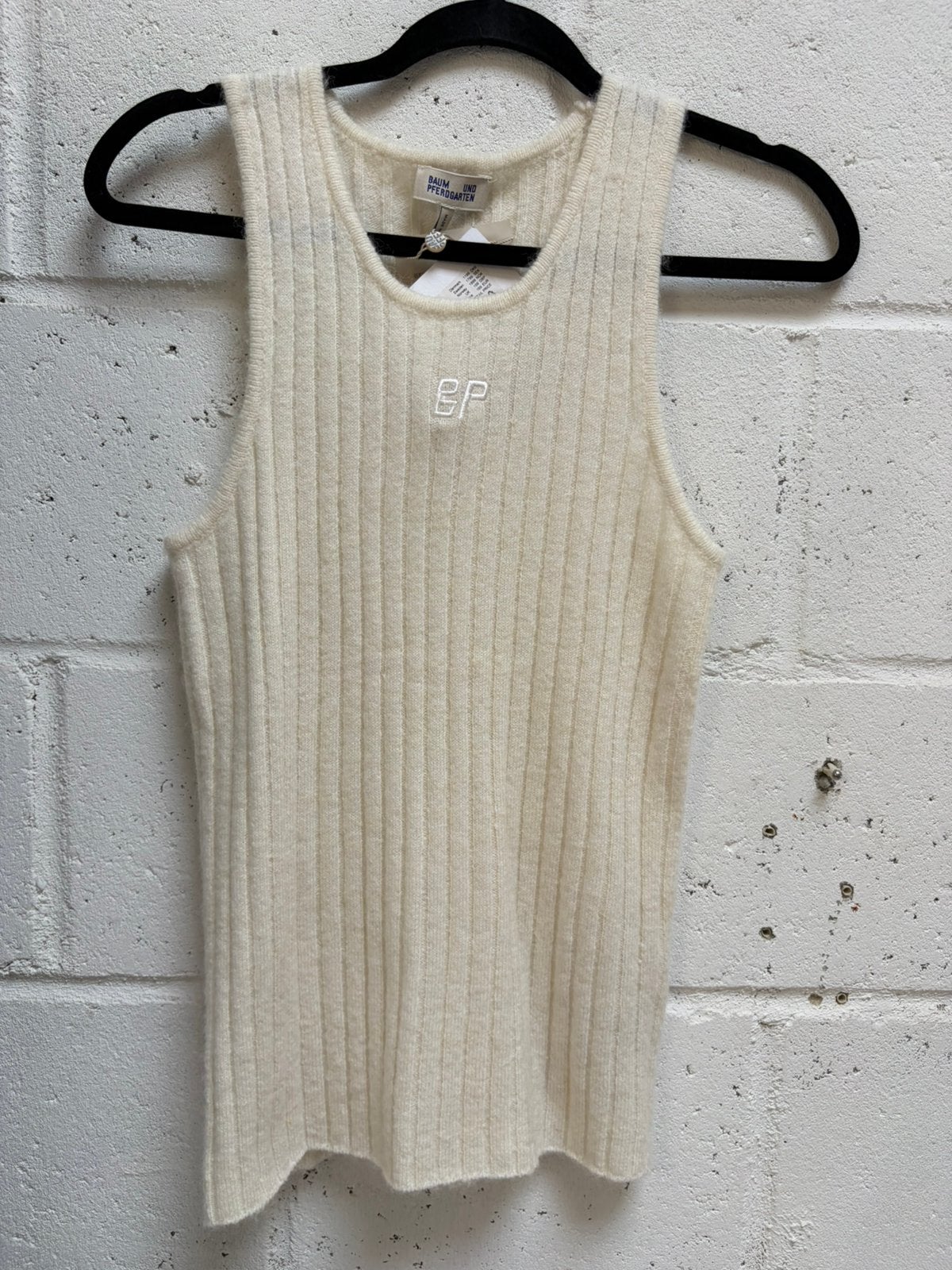 Baum und pferdgarten L top basic knitted trui, Ophalen of Verzenden, Zo goed als nieuw, Korte mouw