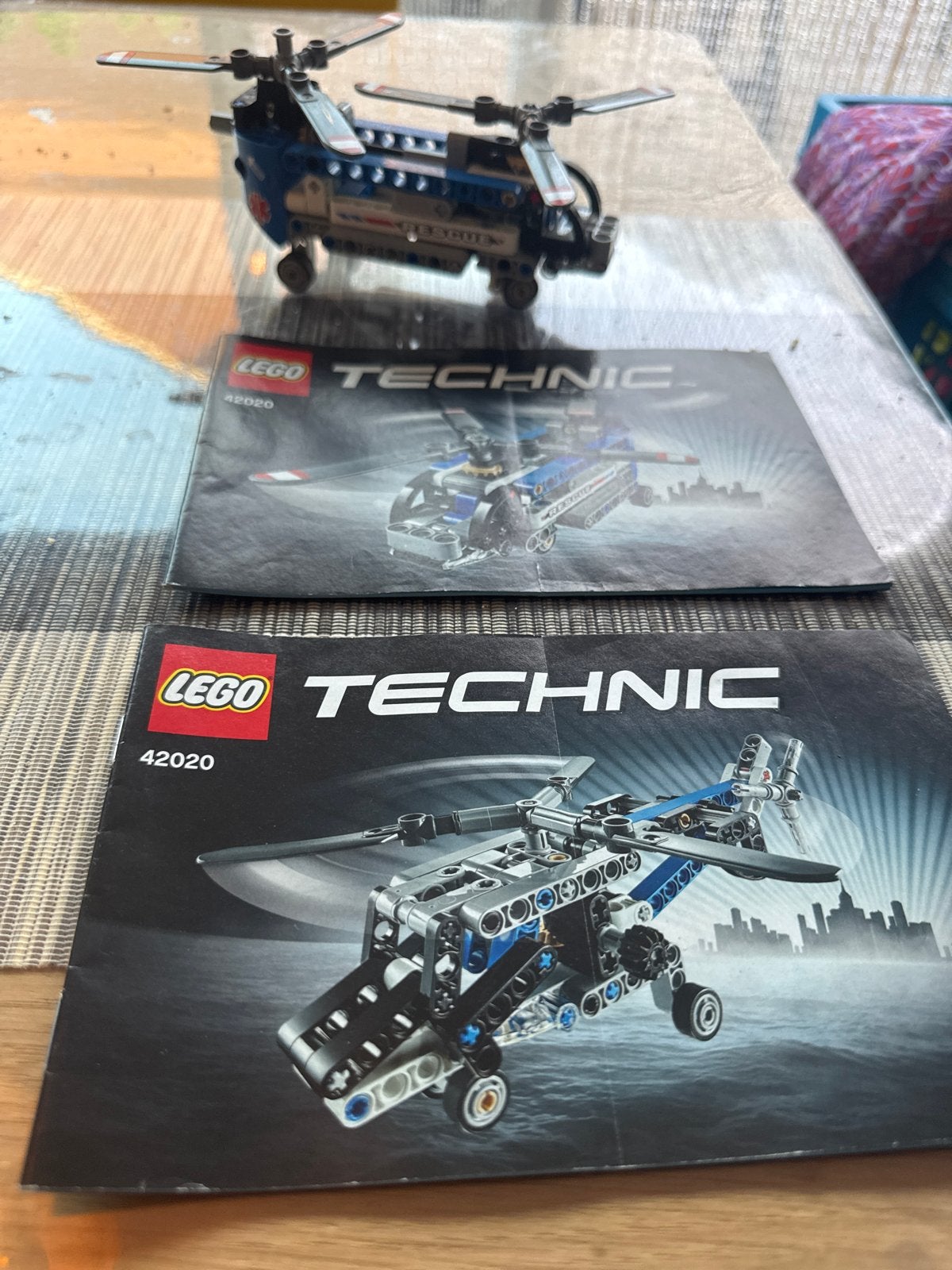 Lego Technic 42020 - Chinook Helikopter, Gebruikt, Lego, Ophalen of Verzenden, Complete set