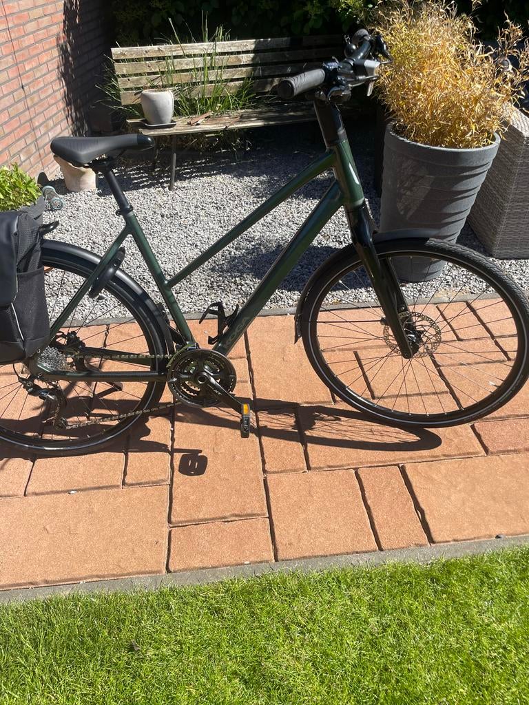 Gloednieuwe Koga damesfiets F3 7.0 Mixed, Green High Gloss, Fietsen en Brommers, Versnellingen, Nieuw, 50 tot 53 cm, Schijfrem