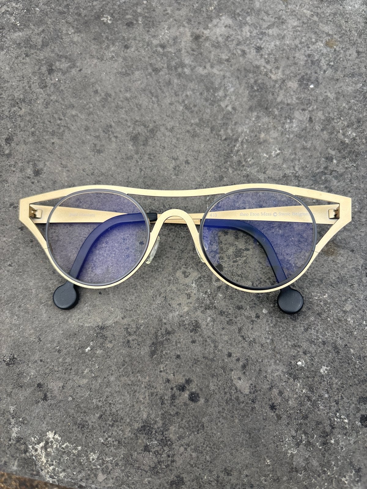Theo Eton Mess Bril - Pure Titanium, Zo goed als nieuw, Sieraden, Tassen en Uiterlijk, Zonnebrillen en Brillen | Dames, Overige merken