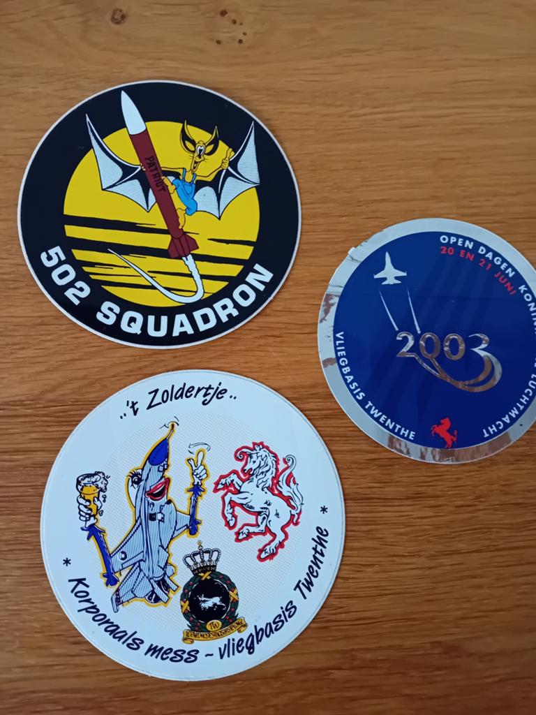 3 stickers   Twenthe, Ophalen of Verzenden, Zo goed als nieuw