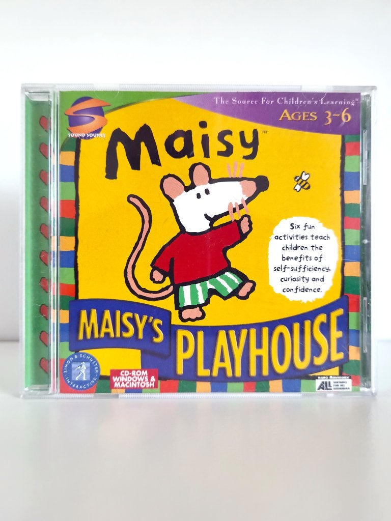 Maisy's Playhouse - PC/Mac cd-rom, Puzzel en Educatief, 1 speler, Ophalen of Verzenden, Zo goed als nieuw