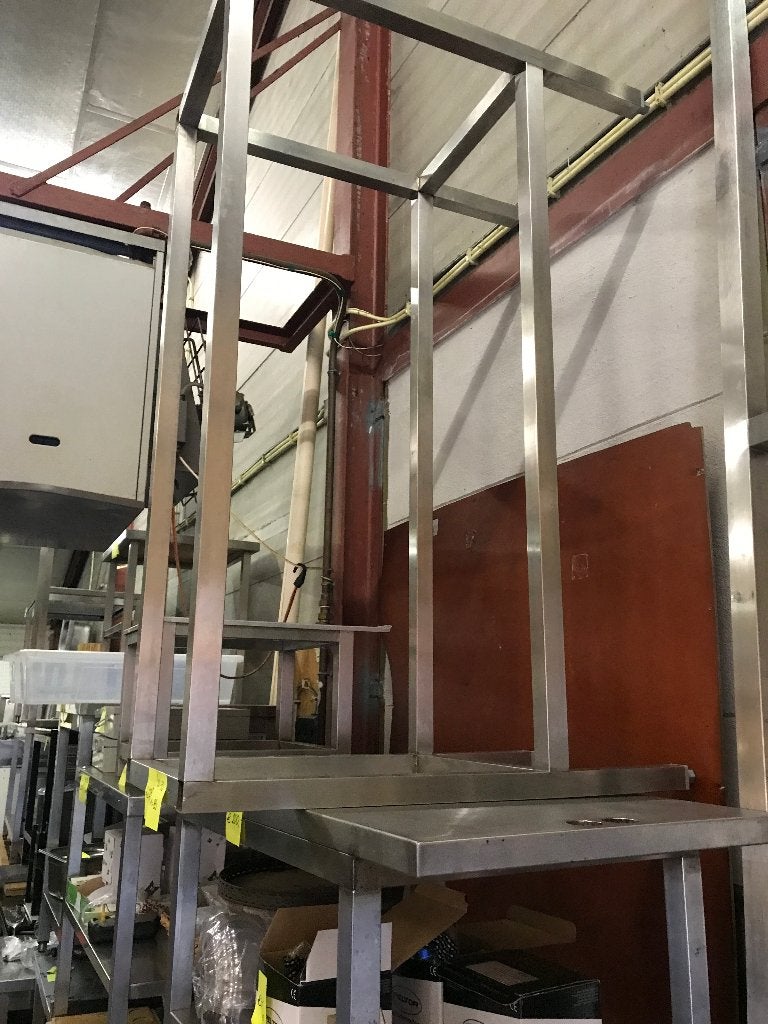 grote voorraad RVS koker onderstellen, losse keukenelementen, Ophalen, Gebruikt, 25 tot 50 cm, Minder dan 100 cm