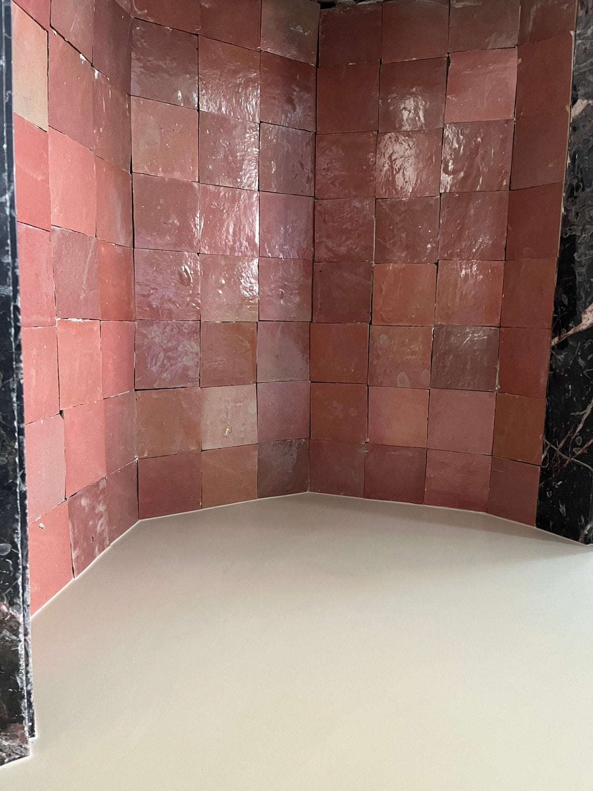 Zelliges terracotta kleur 10x10 cm 1,5 doos, Ophalen, Minder dan 5 m², Wandtegels, Keramiek