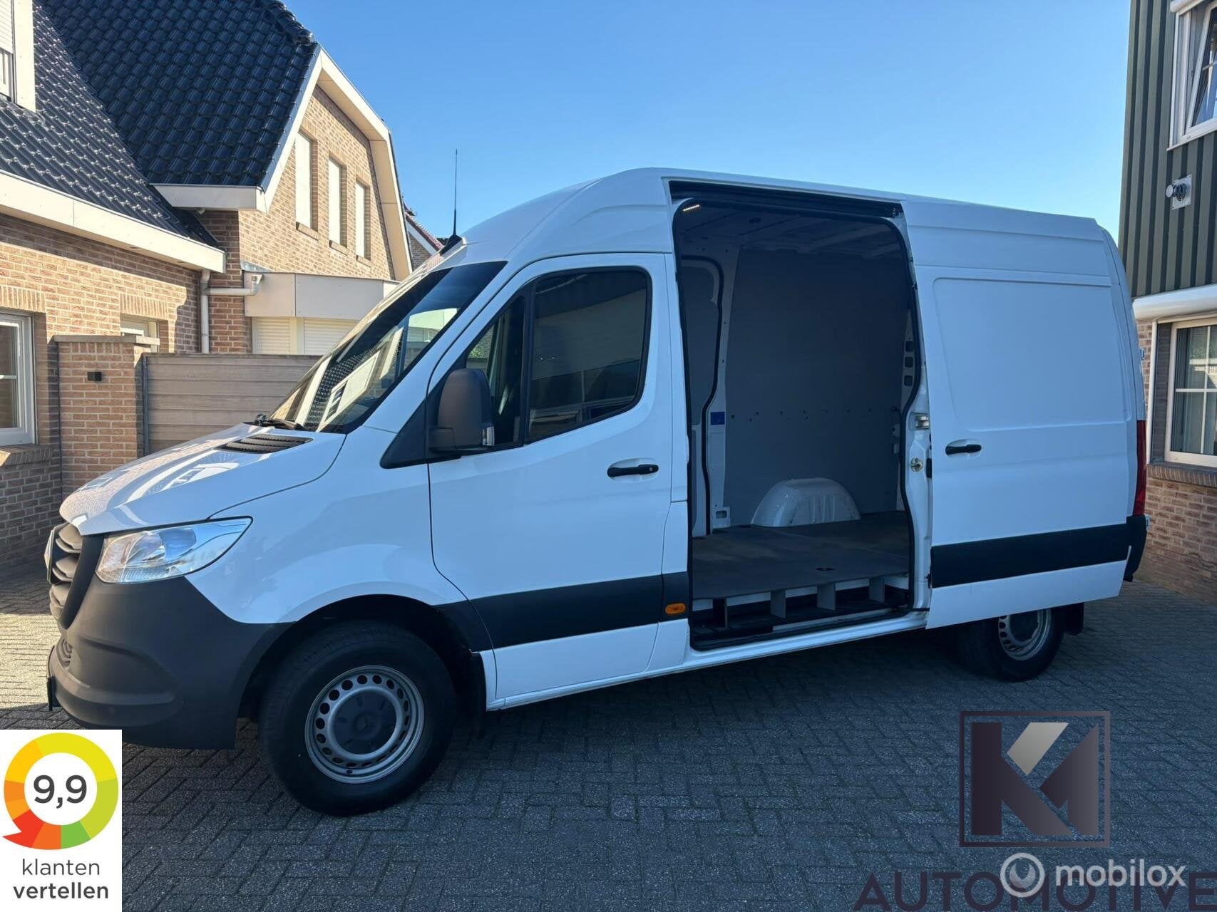 Mercedes Sprinter 319 3.0V6 CDI L2H2|Dealer ond|Trekhaak|Car, Auto's, Automaat, Dealer onderhouden, Achterwielaandrijving, 190 pk