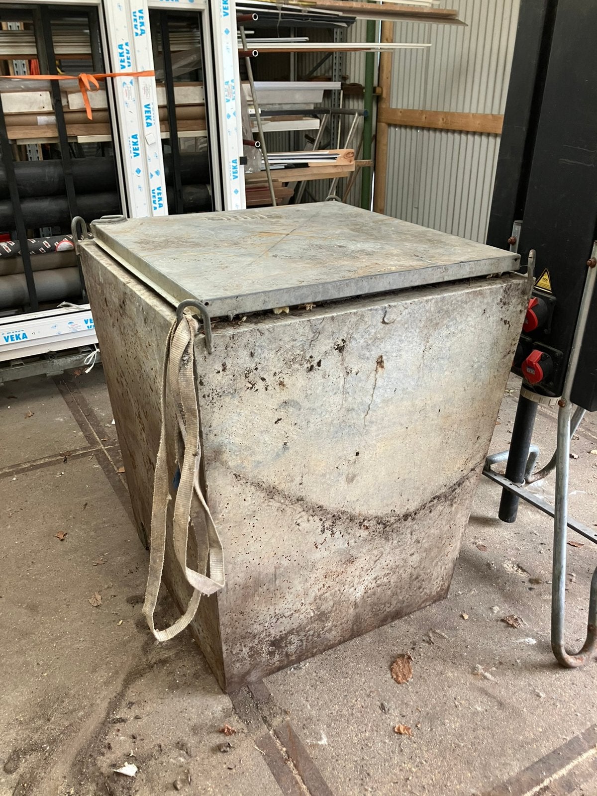 Bouw watermeter put, Ophalen