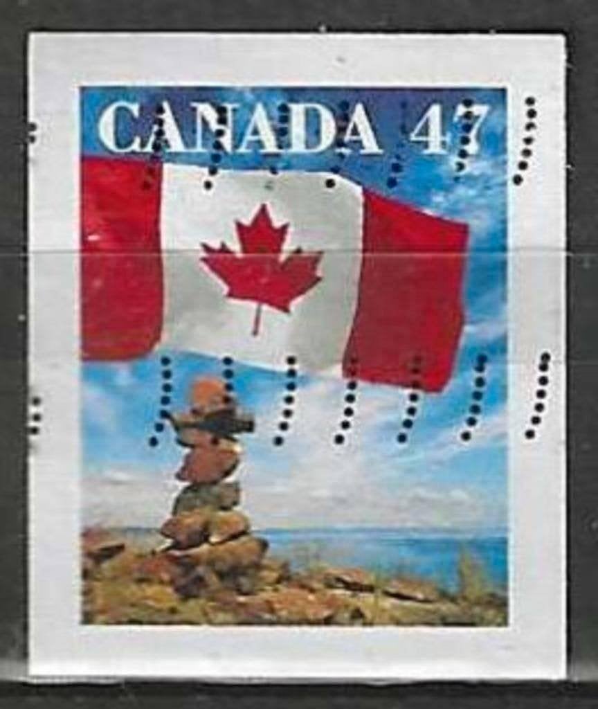 Canada 2000 - Yvert 1829 - Nationale vlag (ST), Verzenden, Gestempeld, Noord-Amerika