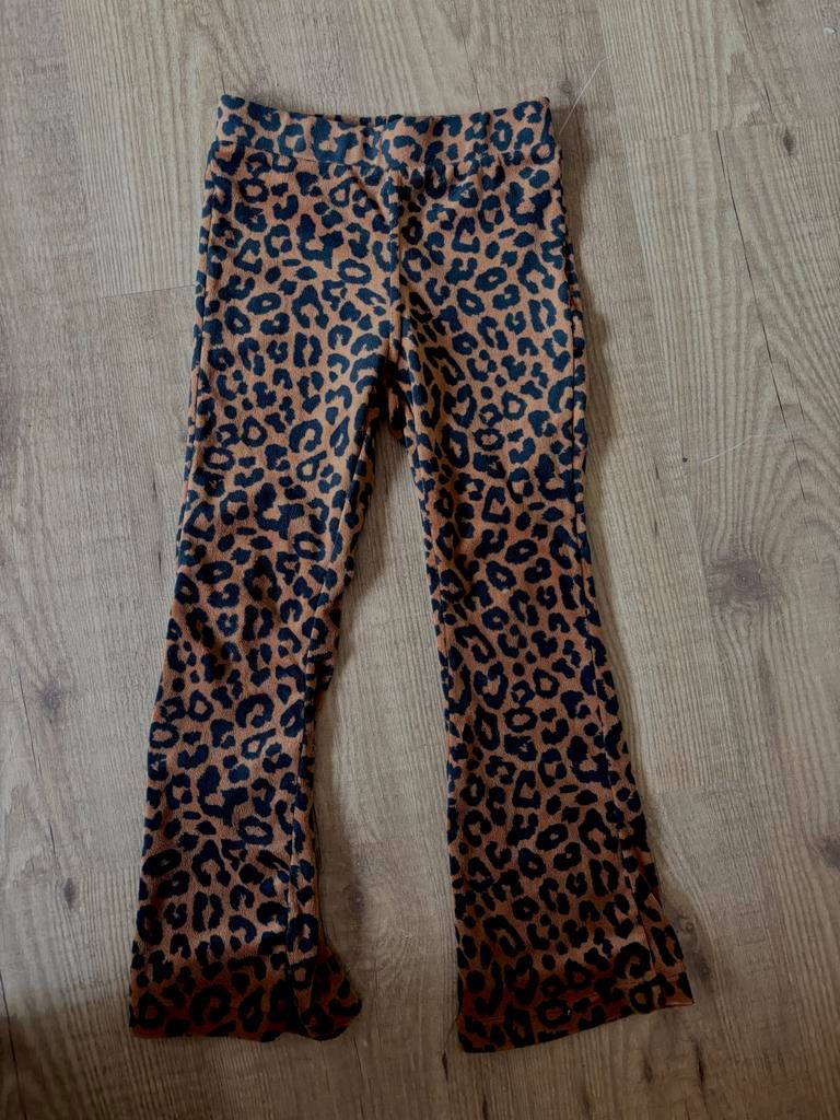 Leopard flared broekje maat 110, Ophalen of Verzenden, Gebruikt, Meisje, Broek