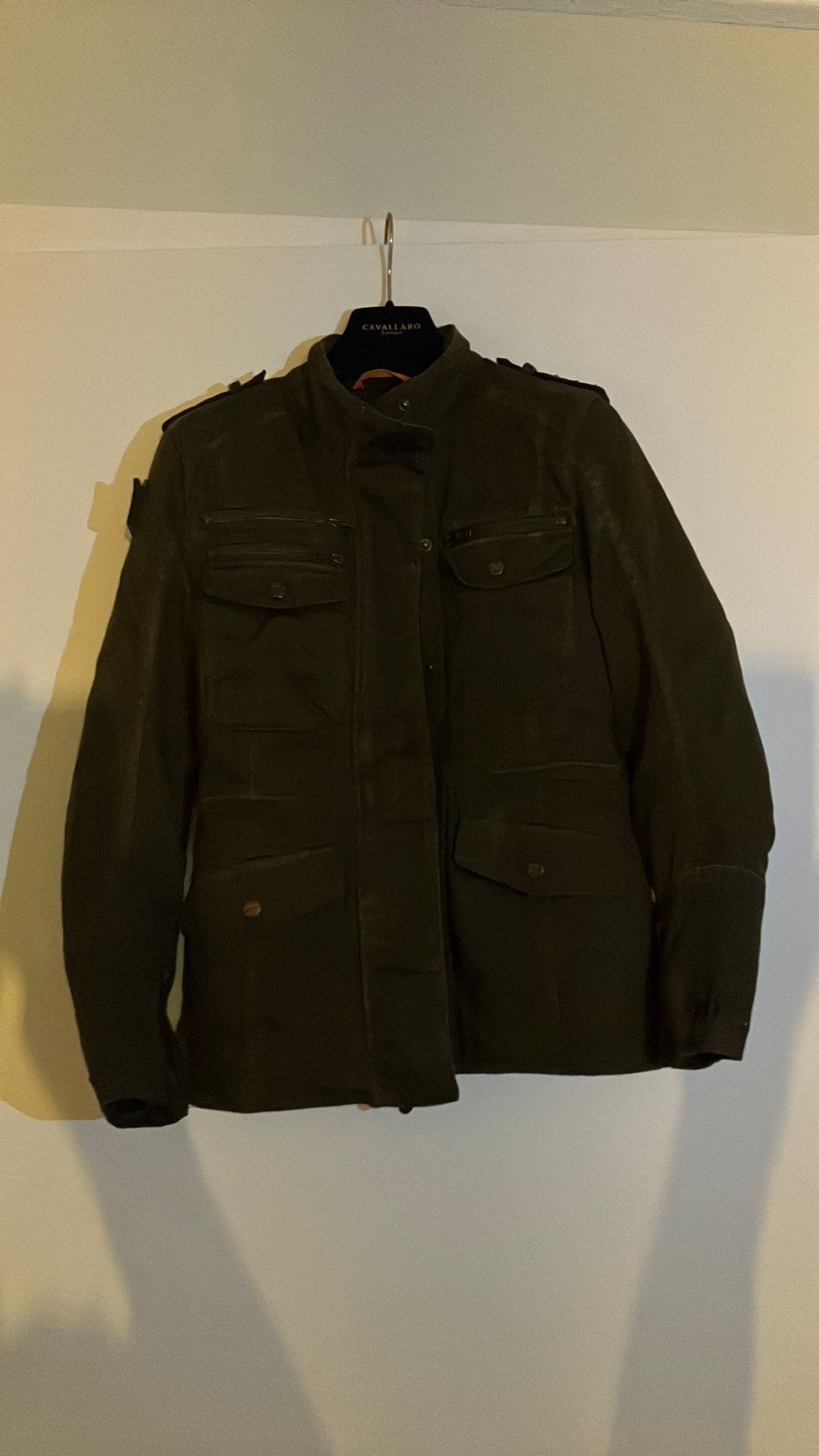 Motorjack dames Segura maat 36 olijfgroen, Ophalen, Tweedehands, Dames, Jas | textiel
