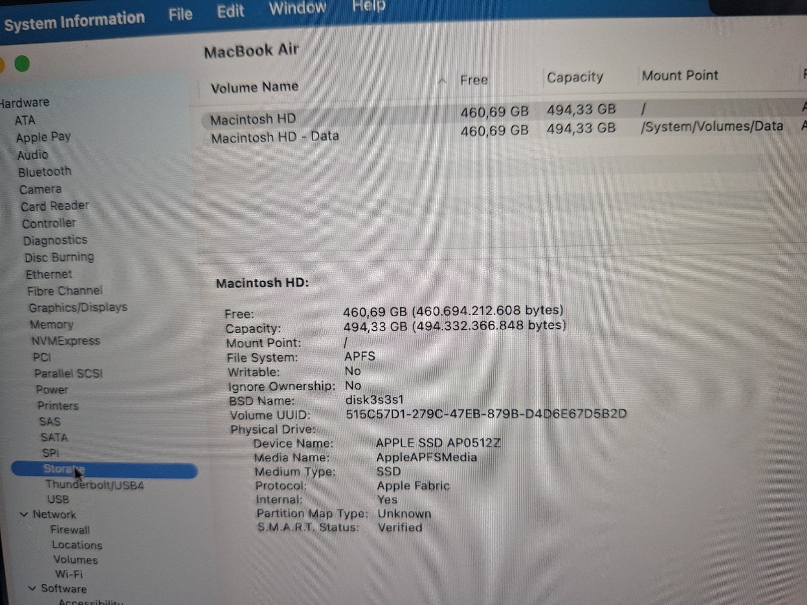 Foto 4 van macbook air 13 m5 blauw 16 512 bon aug 2026 gar aug 2028 3cy