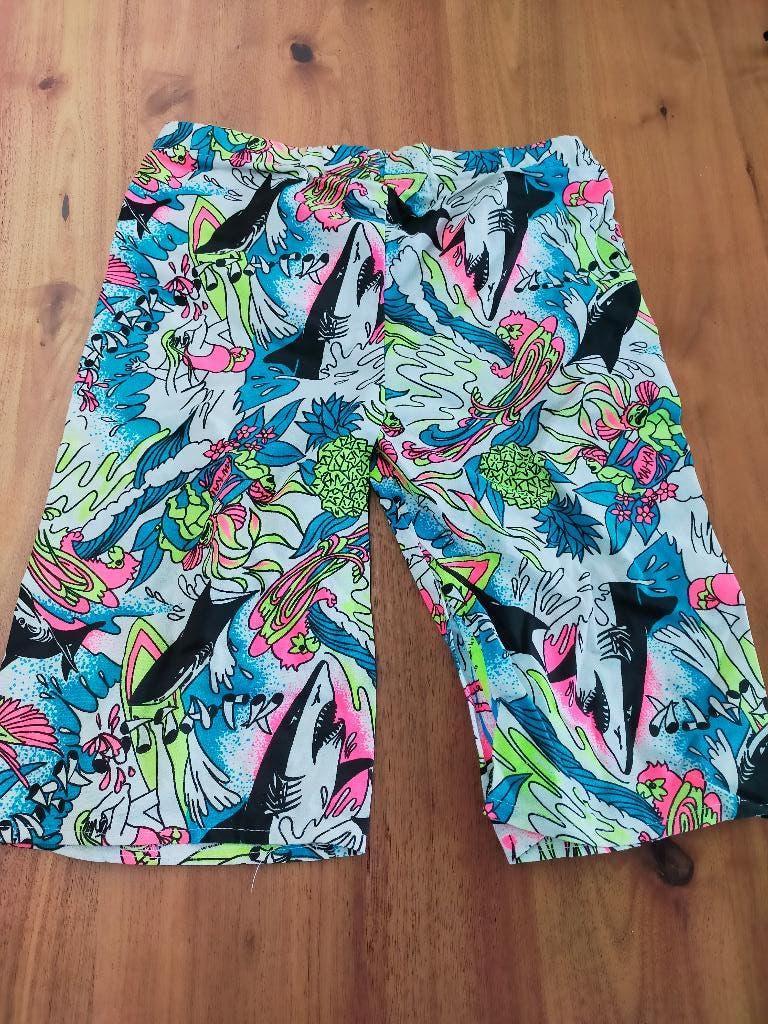80s fluor shorts nieuw oud maat 152, Broek, Nieuw, Ophalen of Verzenden, 80s fluor