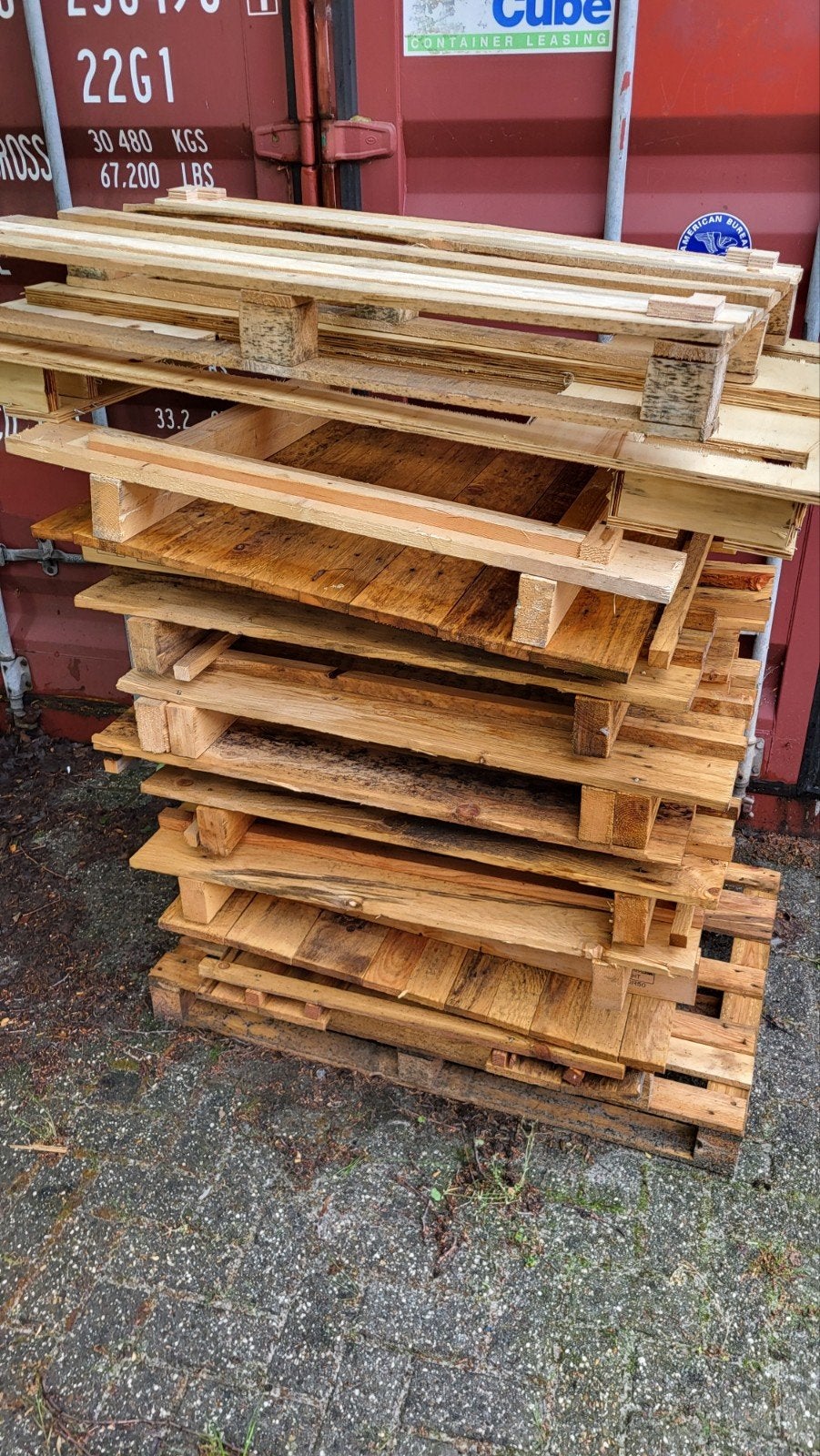 Haardhout, gratis pallets, Ophalen of Verzenden