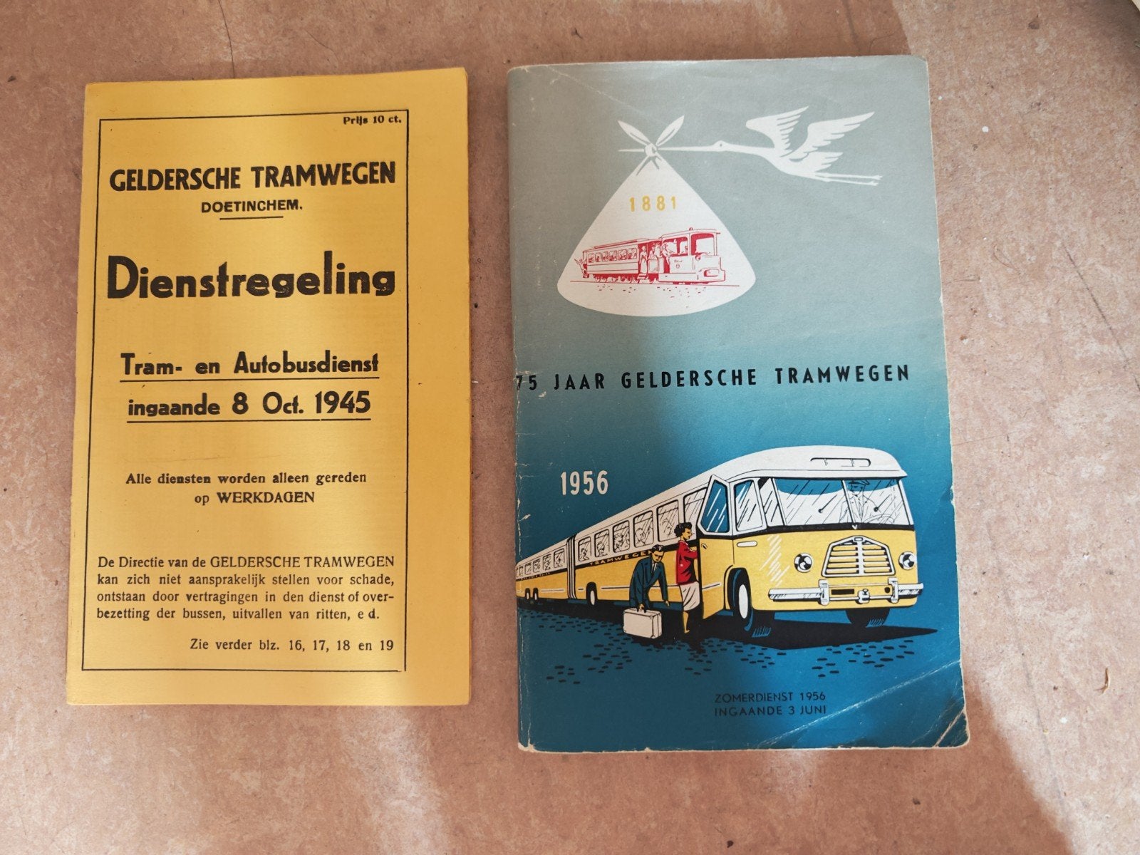 2 x dienstregeling GTW, Verzamelen, Ophalen of Verzenden, Boek of Tijdschrift