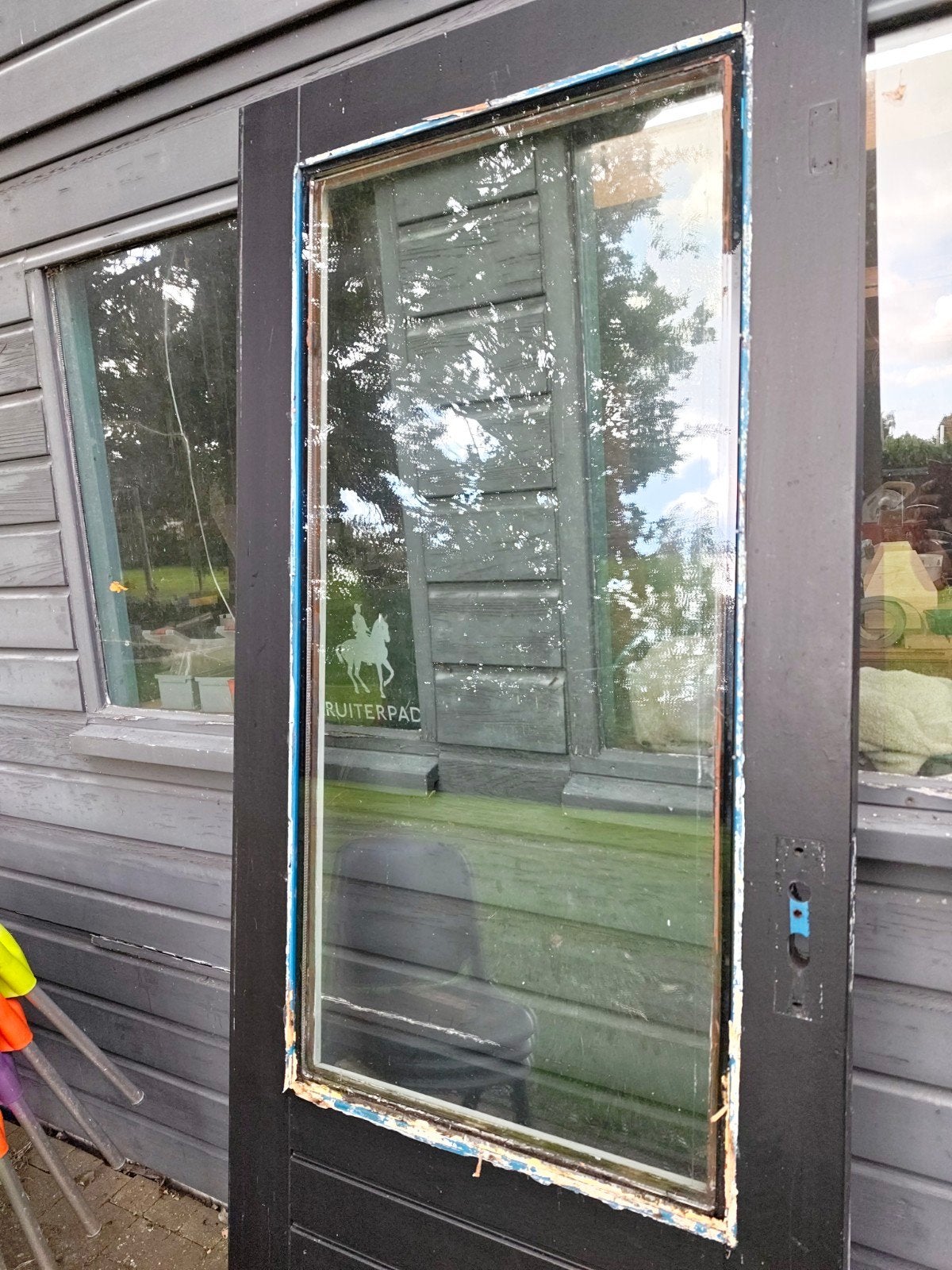 achterdeur dubbel glas, Ophalen, Gebruikt, Minder dan 80 cm, Overige typen