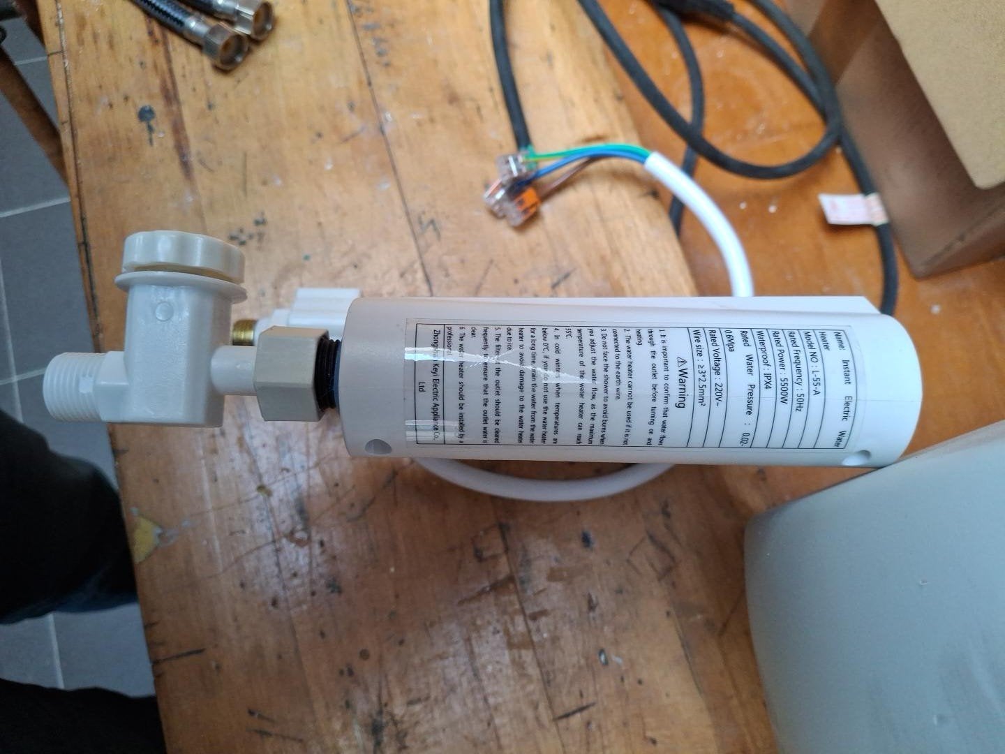 instant Electric water heater manuel, Ophalen, Boiler, Minder dan 20 liter, Minder dan 3 jaar oud