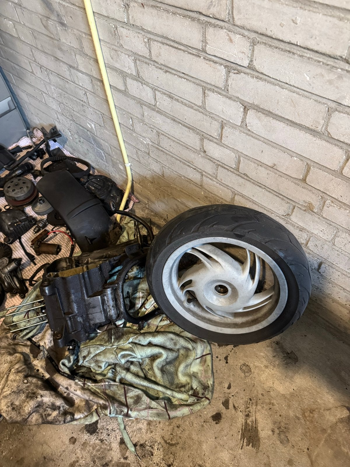 Piaggio zip50 new fly 4T2V onderdelen - Motorblok, wiel, Ophalen, Gebruikt, Overige typen