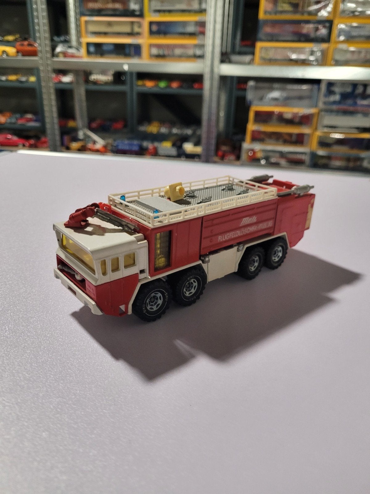Brandweer craçhstanker, Matchbox, Mahtbox, Ophalen of Verzenden, Zo goed als nieuw